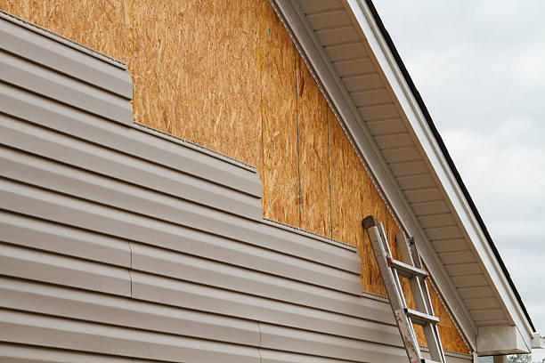 Professional Vinyl Siding technician working in Rocky Mount, NC